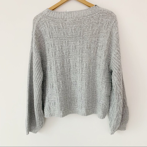 Sage the Label Sunday Feels Crosshatch Sweater - Picture 3 of 6